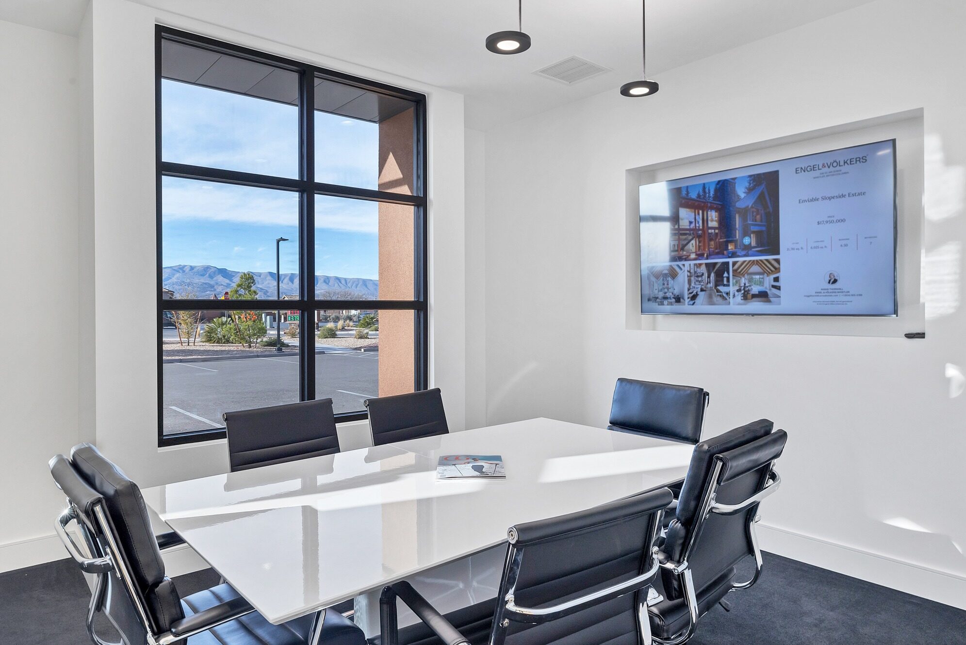 Conference room overlooking Southern Utah